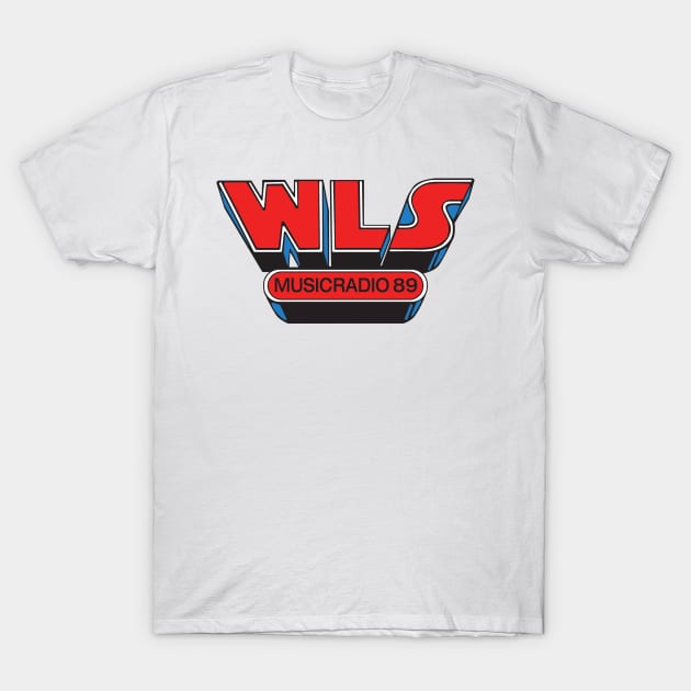 WLS MusicRadio Chicago T-Shirt by Tee Arcade